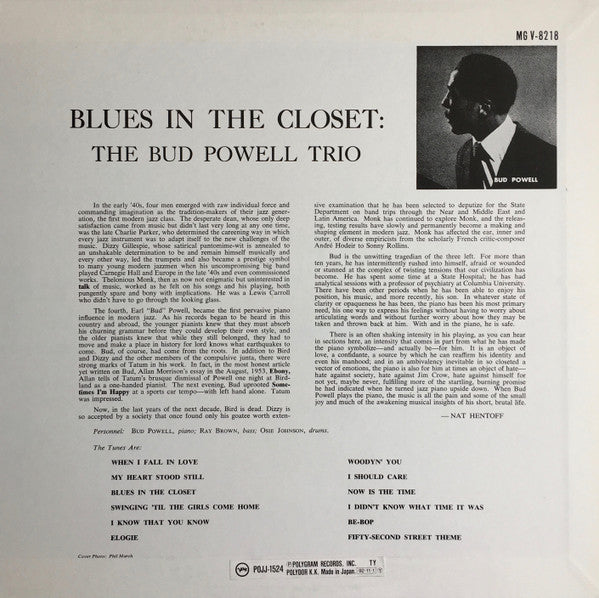 Blues In The Closet