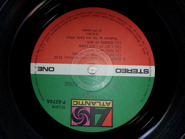 Close To The Edge = 危機