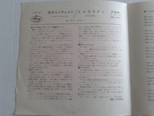 A Lover's Concerto / Yesterday