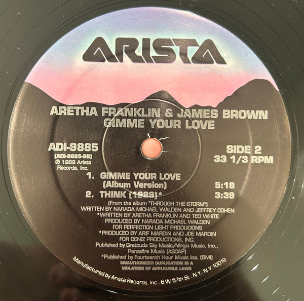 Master Release: Gimme Your Love by Aretha Franklin