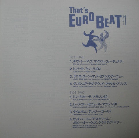 That's Eurobeat Vol. 1