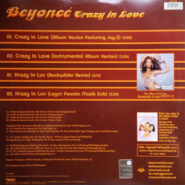 Release: Crazy In Love-Vinyl-Italy-2003-TIME 376, TIME 376-6694054