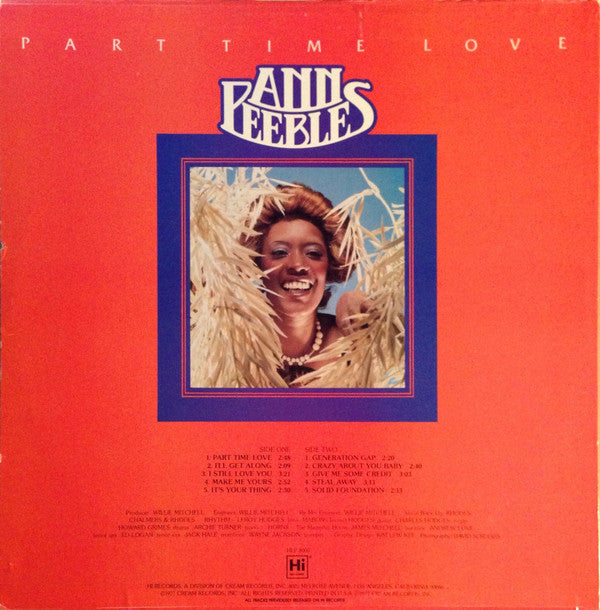 Master Release: Part Time Love by Ann Peebles