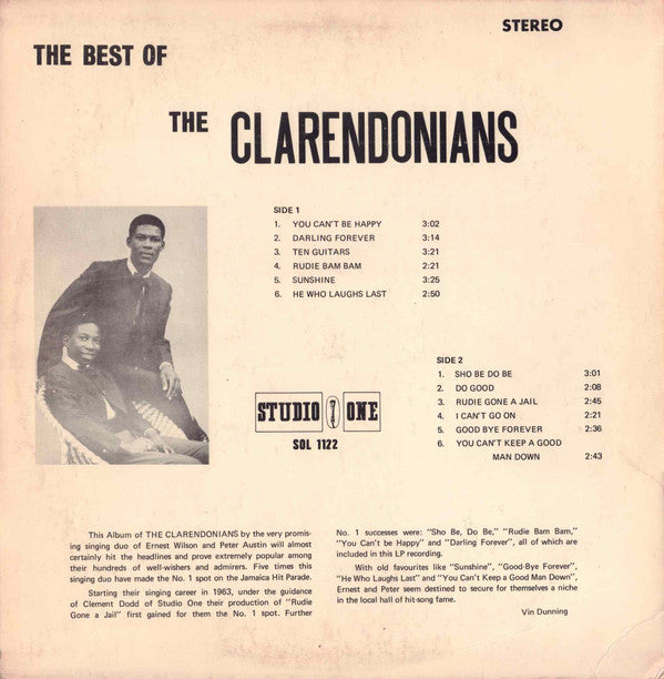 Master Release: The Best Of The Clarendonians by The Clarendonians