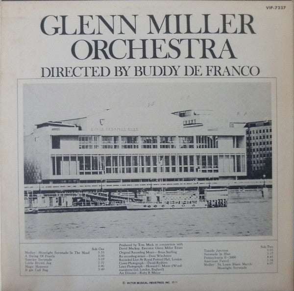 Master Release: Recorded Live, Royal Festival Hall, London, England by The Glenn Miller Orchestra