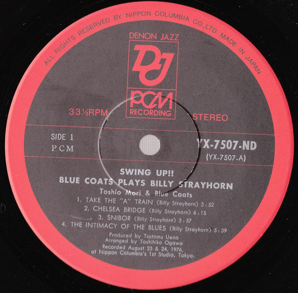 Swing Up!! Blue Coats Plays Billy Strayhorn