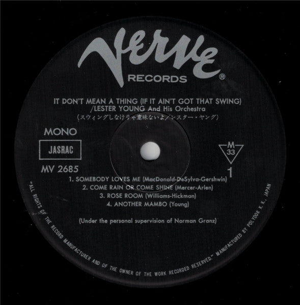 It Don't Mean A Thing (If It Ain't Got That Swing)