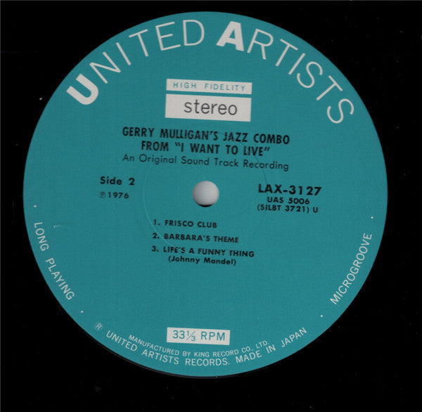 The Jazz Combo From "I Want To Live!"