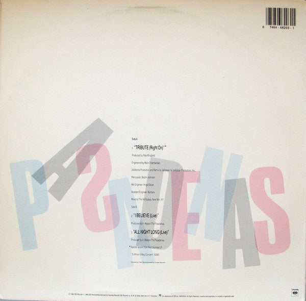 Master Release: Tribute by The Pasadenas