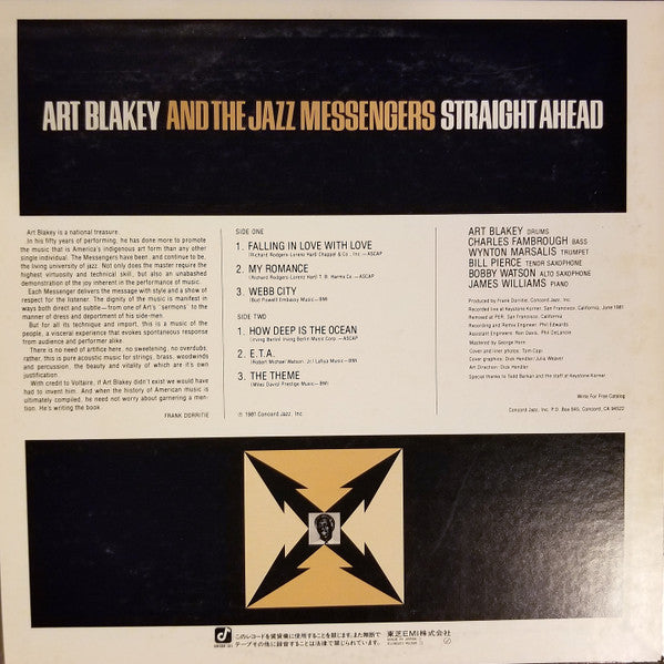 Master Release: Straight Ahead by Art Blakey & The Jazz Messengers