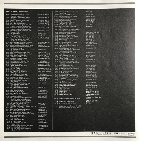 ジム・ホール＆レッド・ミッチェル \ 甘いバジルに住む