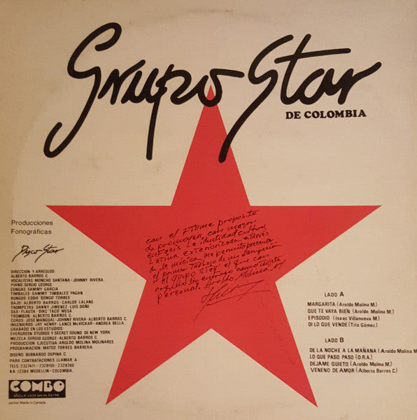 Release: Aroldo Molina Molinares-Vinyl-US-1987-RSCLP 1929-8630202