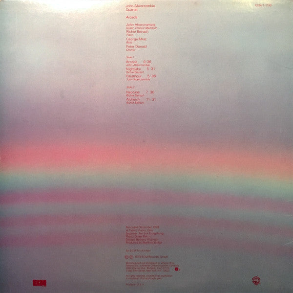 Release: Arcade-Vinyl-US-1979-ECM-1-1133-2667581