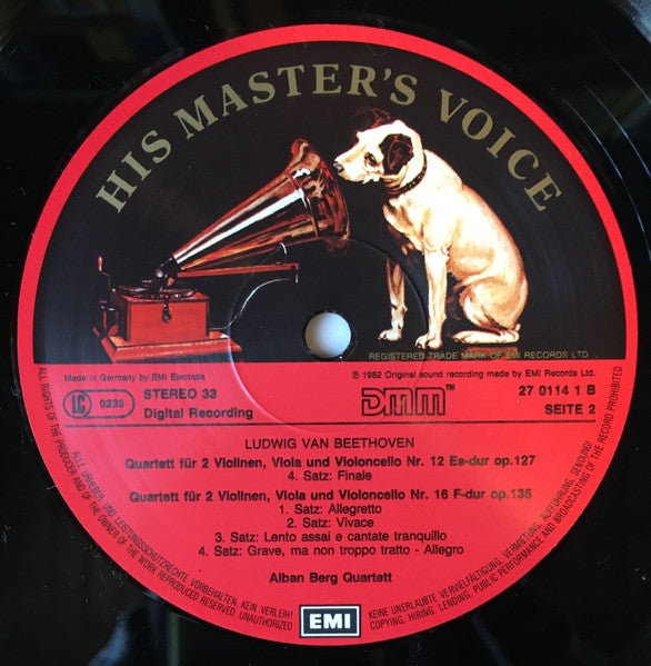 Die Späten Streichquartette  = The Late String Quartets