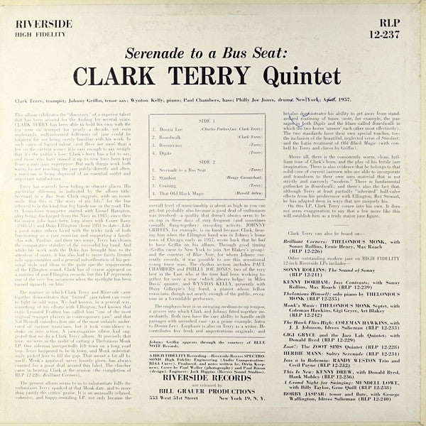 Release: Serenade To A Bus Seat-Vinyl-US-1957-RLP 12-237-5182881