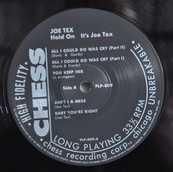 Master Release: Hold On! It's Joe Tex by Joe Tex