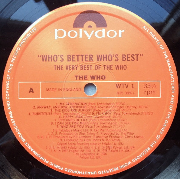Who's Better, Who's Best