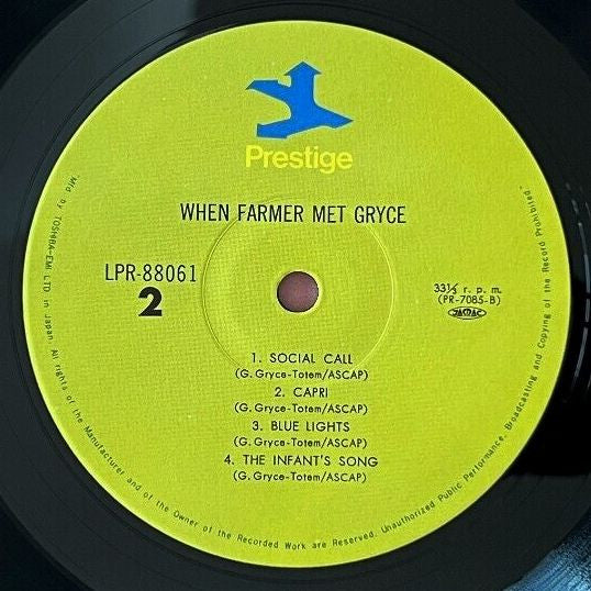 When Farmer Met Gryce