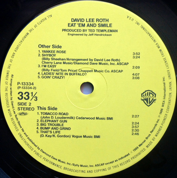 Eat 'Em And Smile = イート・エム・アンド・スマイル