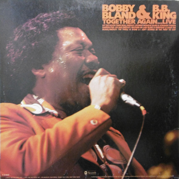 Master Release: Together Again...Live by Bobby Bland