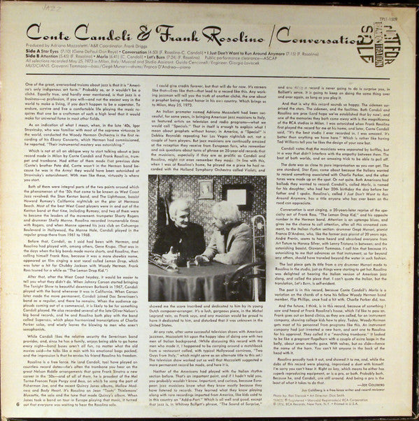 Release: Conversation-Vinyl-US-1976-TPL1-1509, TPL1-1509-3117639
