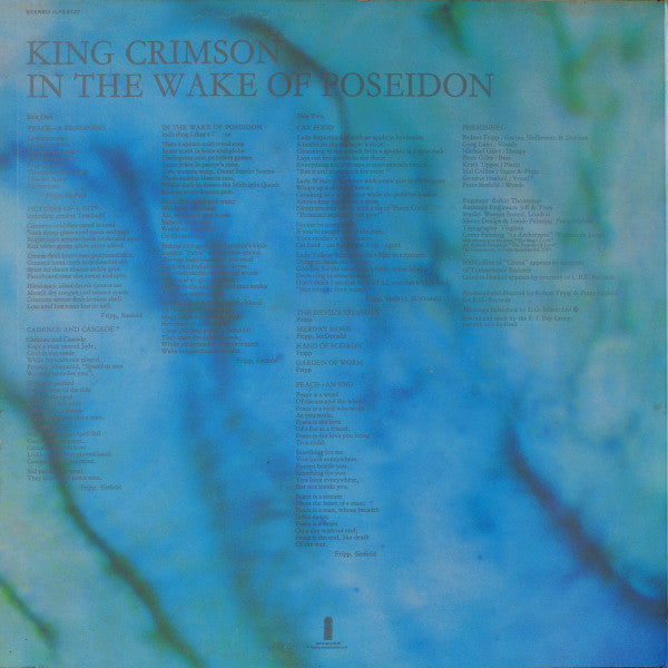 Release: In The Wake Of Poseidon-Vinyl-UK-1972-ILPS 9127, ILPS-9127-7112722