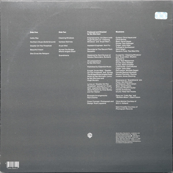 Release: Beautiful Vision-Vinyl-US-1982-BSK 3652-6978465