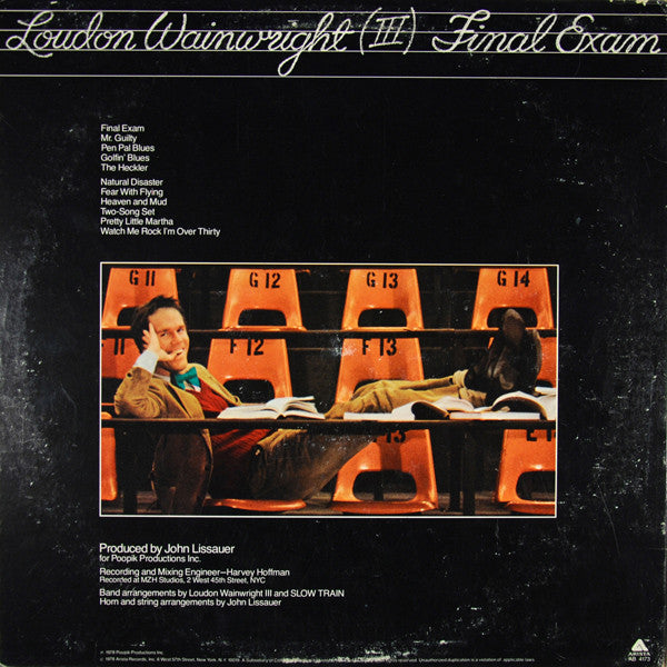 Release: Final Exam-Vinyl-US-1978-AB 4173-1787530