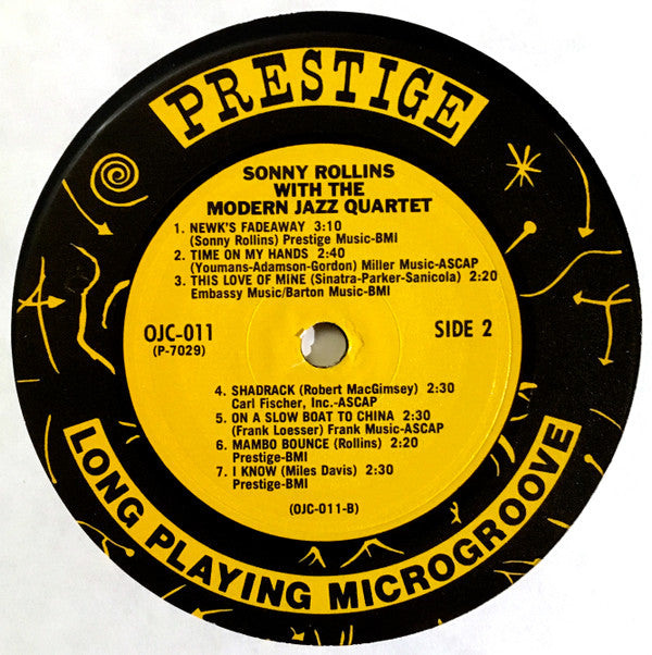 Sonny Rollins With The Modern Jazz Quartet