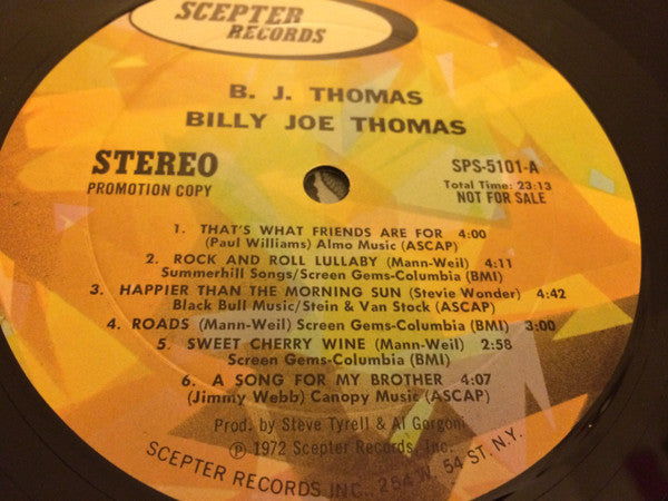 Master Release: Billy Joe Thomas by B.J. Thomas