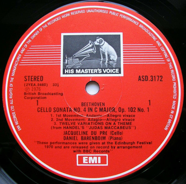 Beethoven: The Five Cello Sonatas "Magic Flute" And "Judas Maccabaeus" Variations