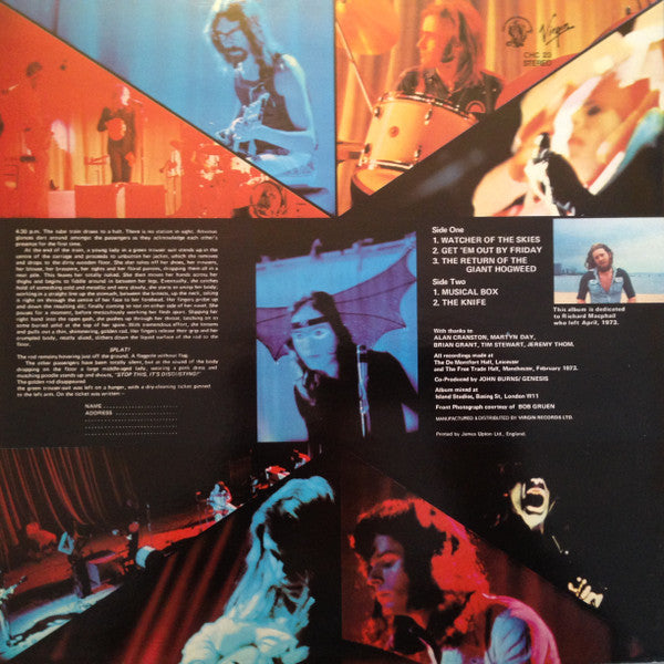 Release: Genesis Live-Vinyl-UK-1984-CHC 23-1199453