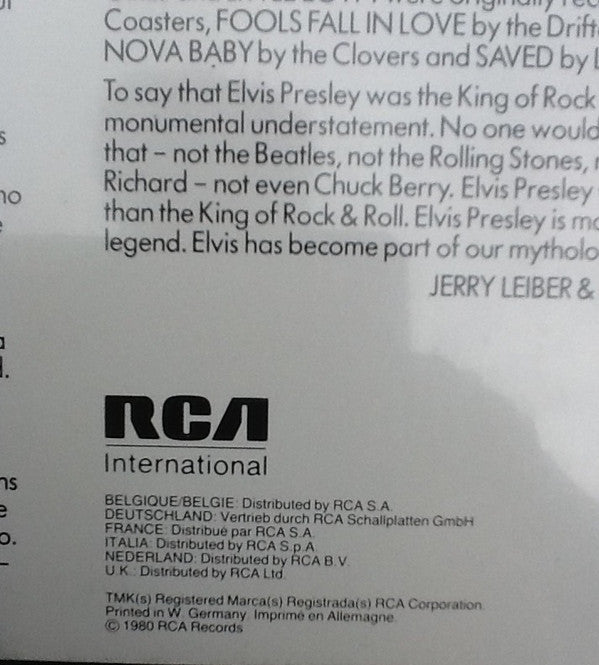 Elvis Presley Sings Leiber & Stoller