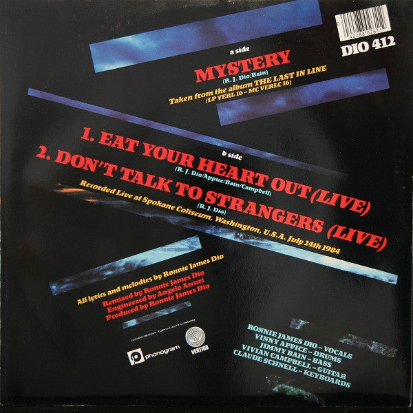 Release: Mystery-Vinyl-UK-1984-DIO 412-1378856