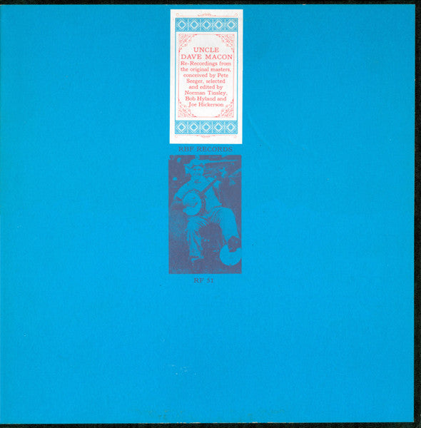 Release: Uncle Dave Macon-Vinyl-US-1967-RF 51-4070948