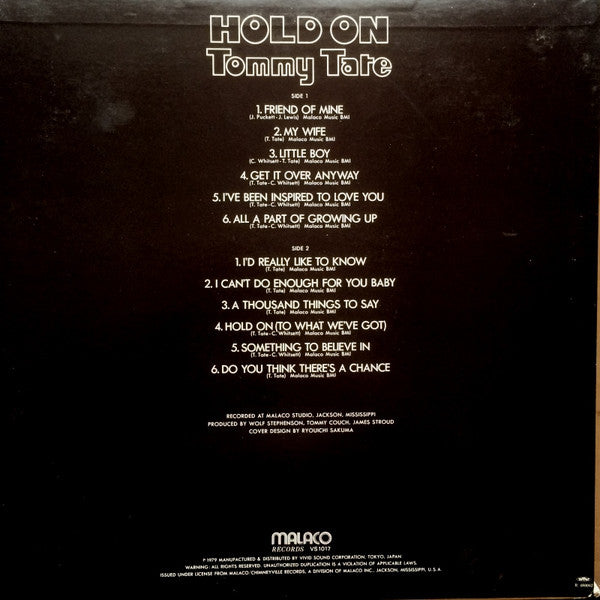 Release: Hold On-Vinyl-Japan-1979-VS 1017-3402701