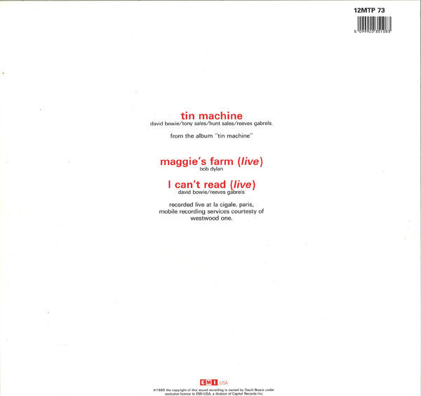 Master Release: Maggie's Farm (Live) + Tin Machine by Tin Machine