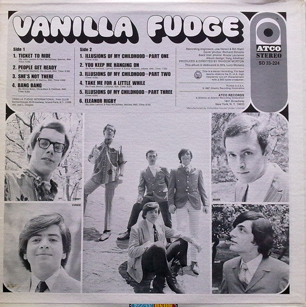 Release: Vanilla Fudge-Vinyl-US-1975-SD 33-224, SD33-224-5061841