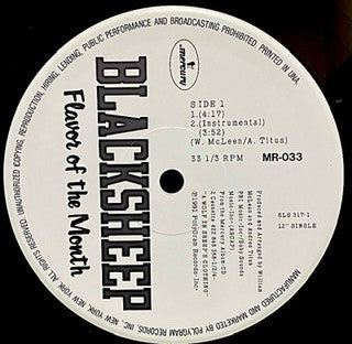 Release: Flavor Of The Month-Vinyl-Japan-None-SLS 317-1, MR-033, SLS 317-1-1182311