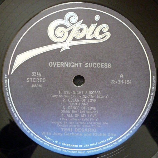 Overnight Success = オーバーナイト・サクセス