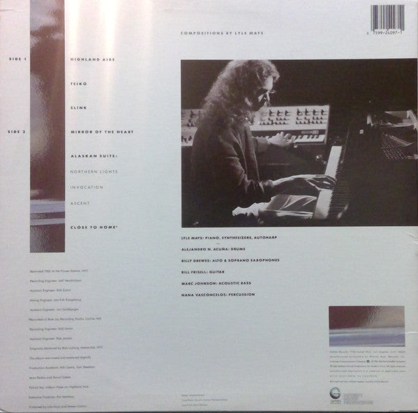 Release: Lyle Mays-Vinyl-US-1986-GHS 24097, GHS 24097-1840095