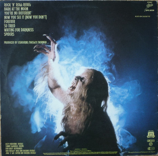 Release: Bark At The Moon-Vinyl-UK-1983-EPC 25739-1166220