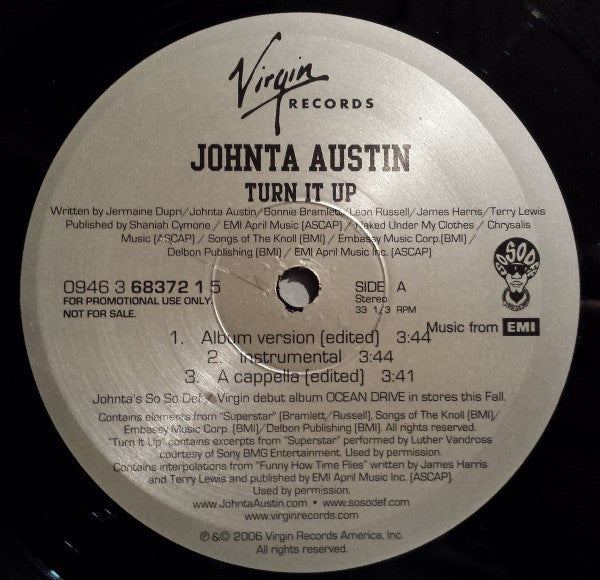 Master Release: Turn It Up by Johnta Austin