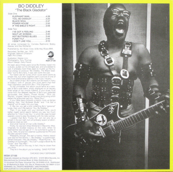 Release: The Black Gladiator-Vinyl-US-None-MSM-37188-8437136