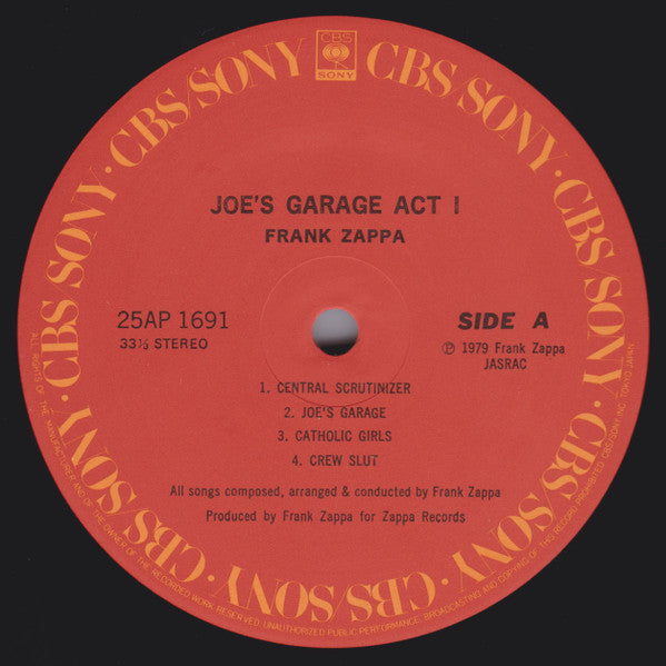 Joe's Garage Act I