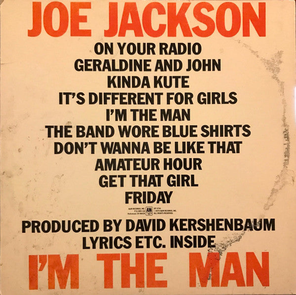 Release: I'm The Man-Vinyl-US-1979-SP-4794, SP 4794-9972261