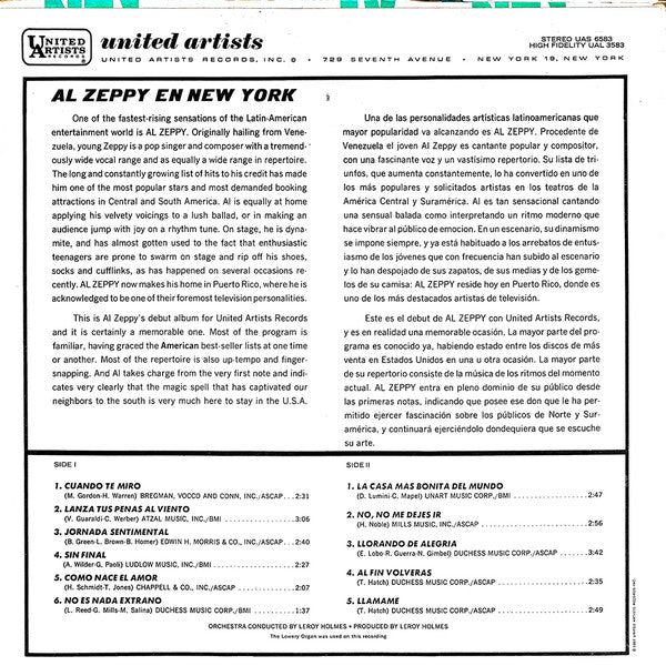 Master Release: Al Zeppy En New York by Al Zeppy