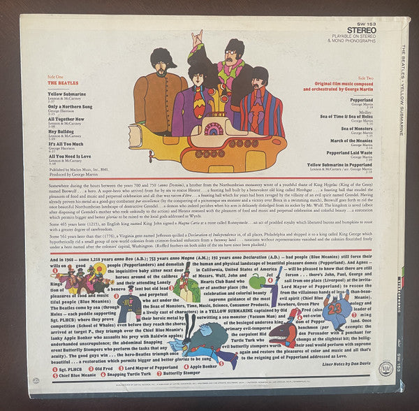 Release: Yellow Submarine-Vinyl-US-1969-SW 153, SW-153-4433905
