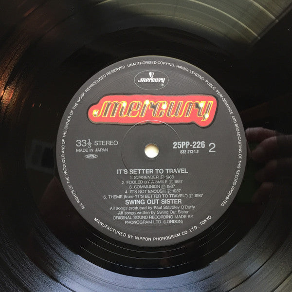 It's Better To Travel = ベター・トゥ・トラベル