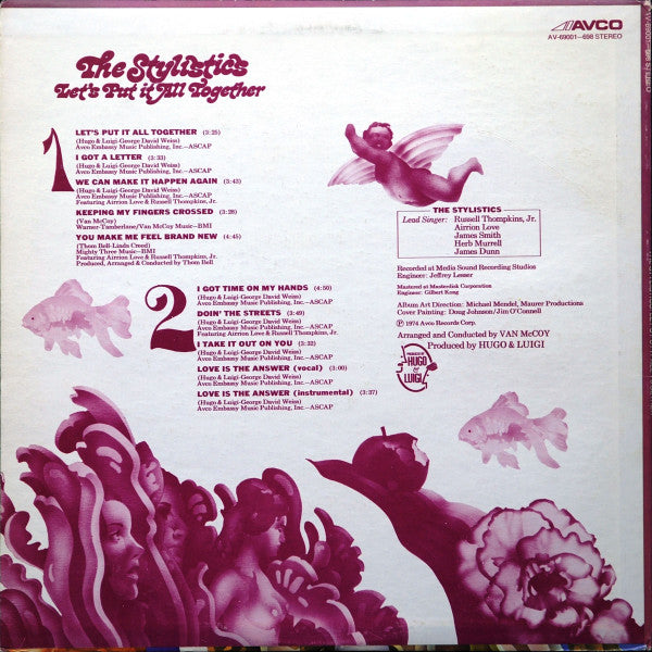 Release: Let's Put It All Together-Vinyl-US-1974-AV-69001-698-6792951